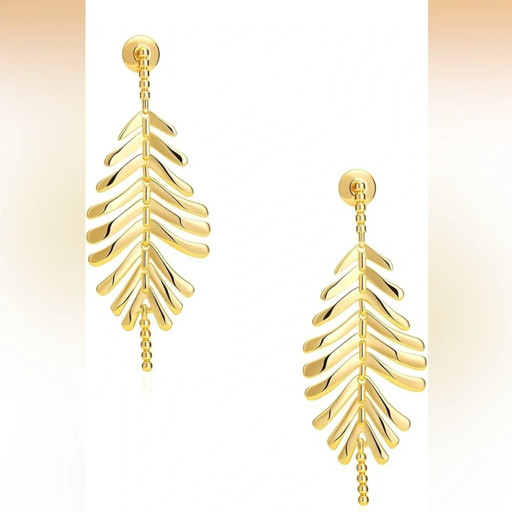 Valenique Feather Cascade Earrings